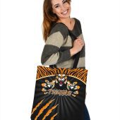 Nrl Wests Tigers Black Orange Scratch Tote Bag4.jpg - demo10