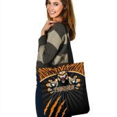 Nrl Wests Tigers Black Orange Scratch Tote Bag6.jpg - demo10