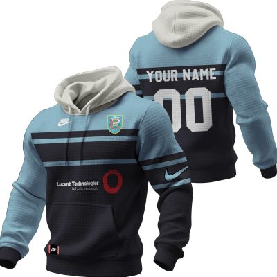 Personalized Cardiff RFC Rugby Union 1996 1997 Vintage Home Jersey Unisex Waffle Hoodie