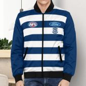 Personalised Afl Geelong Cats 2021 Home Guernsey Bomber Jacket 3.jpg - demo10