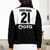 Personalised Afl Port Adelaide 2021 Home Guernsey Bomber Jacket 3.jpg - demo10