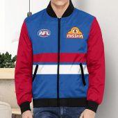 Personalised Afl Western Bulldogs 2021 Home Guernsey Bomber Jacket 3.jpg - demo10