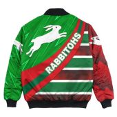 Personalised Nrl South Sydney Rabbitohs Victorian Vibes Rugby Team Jersey Bomber Jacket.jpg - demo10