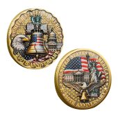USA 250th Anniversary Commemorative Coin 1776-2026 Statue of Liberty American Eagle Souvenir Coin Gifts for Collectors style1