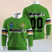 Personalize ARL/NRL Vintage Balmain Tigers 1989 Half Zip Bagless Sweatshirts