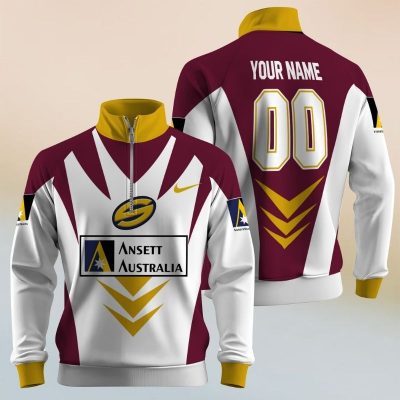 Personalize Super League Vintage NORTH QUEENSLAND COWBOYS 1997 Half Zip Bagless Sweatshirts