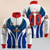 Personalize ARL Vintage NEWCASTLE KNIGHTS 1997 Half Zip Bagless Sweatshirts
