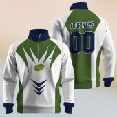 Personalize ARL Vintage NEWCASTLE KNIGHTS 1997 Half Zip Bagless Sweatshirts