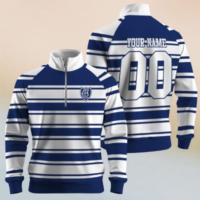 Personalize ARL/NRL Vintage South Queensland Crushers 1995 Half Zip Bagless Sweatshirts