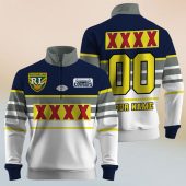 Personalize ARL/NRL Vintage North Queensland Cowboys 1995 Half Zip Bagless Sweatshirts