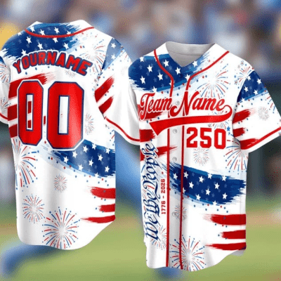 Personalized 250th America Anniversary We The People Baseball Jersey Shirt