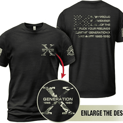Member of Generation X 1965-1980 Tshirt