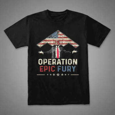 Operation Epic Fury Trump American Flag Fighter Jet Patriotic Shirt USA Freedom Graphic Tee Operation Epic Fury Trump American Flag Fighter Jet Patriotic Shirt USA Freedom Graphic Tee