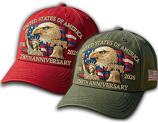 United States 250th Anniversary Hat, 2026 Adjustable Patriotic Baseball Cap with Bald Eagle for Veterans United States 250th Anniversary Hat, 2026 Adjustable Patriotic Baseball Cap with Bald Eagle for Veterans
