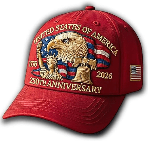 United States 250th Anniversary Hat, 2026 Adjustable Patriotic Baseball Cap with Bald Eagle for Veterans United States 250th Anniversary Hat, 2026 Adjustable Patriotic Baseball Cap with Bald Eagle for Veterans