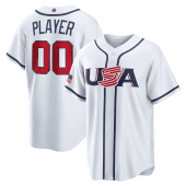 USA Baseball Jersey 2026 World Baseball Classic White Custom Name & Number