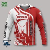 Ducati Car Motor Brand 3D Polo Hoodie Tshirt