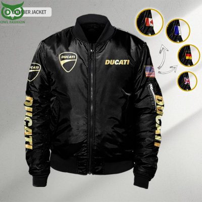 Ducatti Custom Flag 3D Bomber Jacket