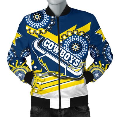 NRL North Queensland Cowboys Proud Indigenous Bomber Jacket