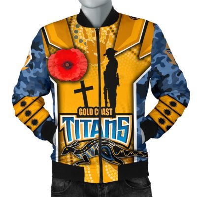 NRL Gold Coast Titans ANZAC Day Bomber Jacket