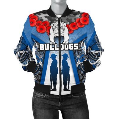 NRL Canterbury-Bankstown Bulldogs ANZAC Day Bomber Jacket