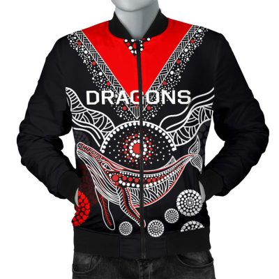 NRL St. George Illawarra Dragons Aboriginal Bomber Jacket V1