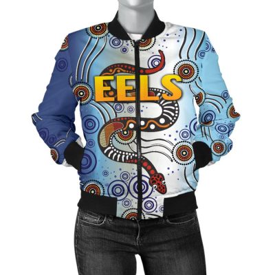 NRL Parramatta Eels Simple Indigenous Bomber Jacket