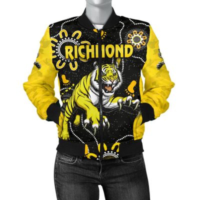 AFL Richmond Tigers ANZAC Day Unique Indigenous Bomber Jacket