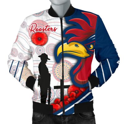 NRL Sydney Roosters ANZAC Day Bomber Jacket