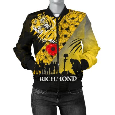 AFL Richmond Tigers Lest We Forget Bomber Jacket