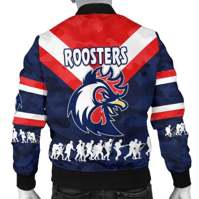 NRL Sydney Roosters ANZAC Style Bomber Jacket