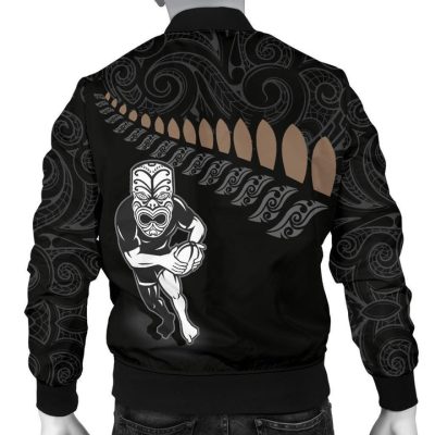 NRL New Zealand Warriors Black Bomber Jacket