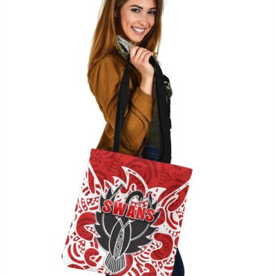 AFL Sydney Swans Indigenous Tote Bag V2