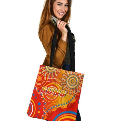 AFL Gold Coast Suns Indigenous Tote Bag