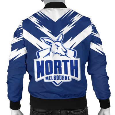 AFL North Melbourne Kangaroos Royal Bomber Jacket