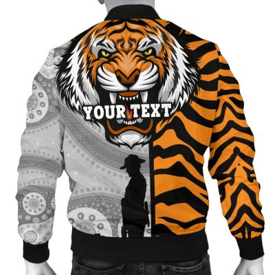 NRL Wests Tigers Custom Name ANZAC Day Bomber Jacket