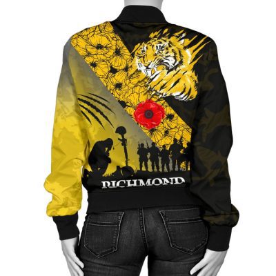 AFL Richmond Tigers Lest We Forget Bomber Jacket