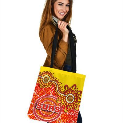 AFL Gold Coast Suns Aboriginal Tote Bag
