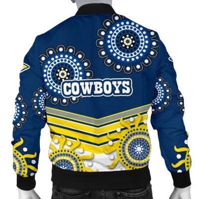 NRL North Queensland Cowboys Proud Indigenous Bomber Jacket