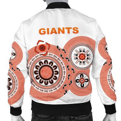 AFL Greater Western Sydney Giants Simple Indigenous Bomber Jacket
