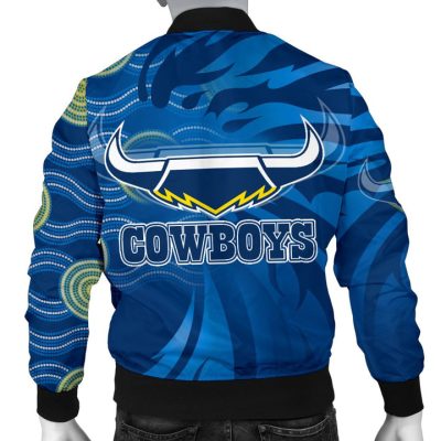 NRL North Queensland Cowboys Blue Bomber Jacket
