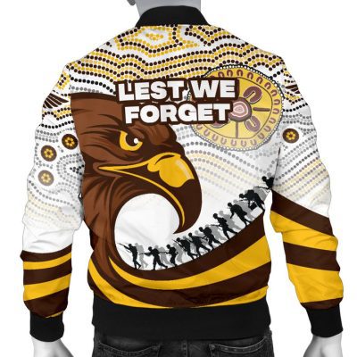 AFL Hawthorn Hawks ANZAC Day Aboriginal Bomber Jacket
