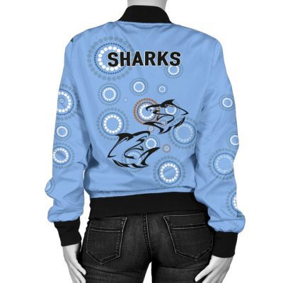 NRL Cronulla-Sutherland Sharks ANZAC Day Unique Indigenous Bomber Jacket