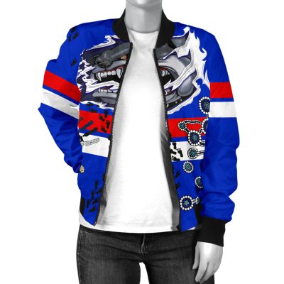 AFL Western Bulldogs Blue Bomber Jacket