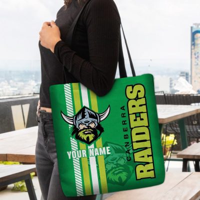 NRL Canberra Raiders Custom Name New Edition Tote Bag