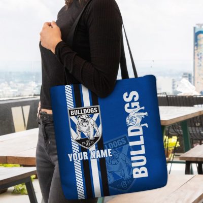 NRL Canterbury-Bankstown Bulldogs Custom Name New Edition Tote Bag