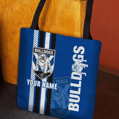 NRL Canterbury-Bankstown Bulldogs Custom Name New Edition Tote Bag