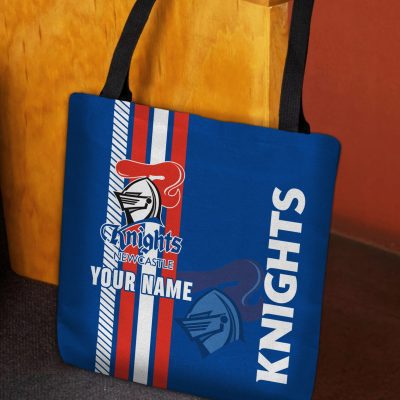 NRL Newcastle Knights Custom Name New Edition Tote Bag