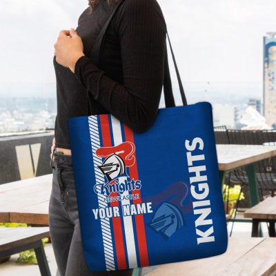 NRL Newcastle Knights Custom Name New Edition Tote Bag
