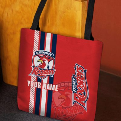 NRL Sydney Roosters Custom Name New Edition Tote Bag
